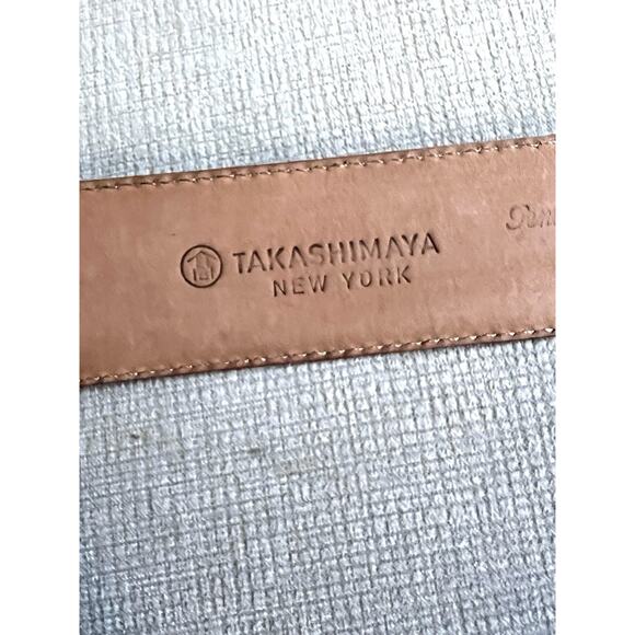 Takashimaya New York Belt Genuine American Alligator Waist Made In Italy luxury - Picture 8 of 13